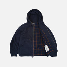 Load image into Gallery viewer, SAILING HOODED PARKA JACKET - NAVY
