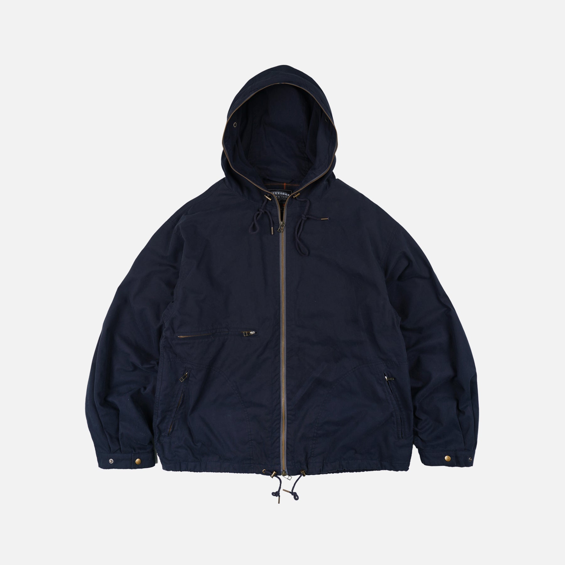 SAILING HOODED PARKA JACKET - NAVY - THE GREAT DIVIDE – Frizmworks