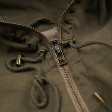 Load image into Gallery viewer, SAILING HOODED PARKA JACKET - OLIVE
