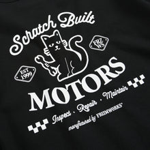 Load image into Gallery viewer, SCRATCH BUILT MOTORS HALF T-SHIRT - BLACK
