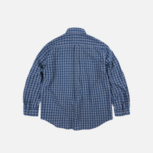 Load image into Gallery viewer, SEERSUCKER CHECKED SHIRT - BLUE
