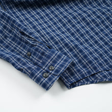 Load image into Gallery viewer, SEERSUCKER CHECKED SHIRT - BLUE
