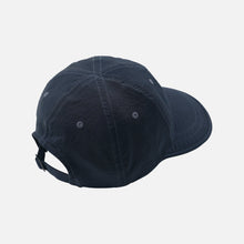 Load image into Gallery viewer, SEERSUCKER FEATHER CAP - NAVY

