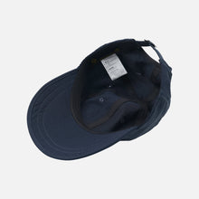 Load image into Gallery viewer, SEERSUCKER FEATHER CAP - NAVY
