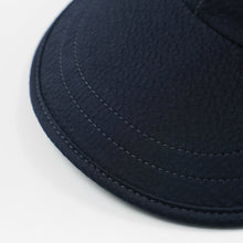 Load image into Gallery viewer, SEERSUCKER FEATHER CAP - NAVY
