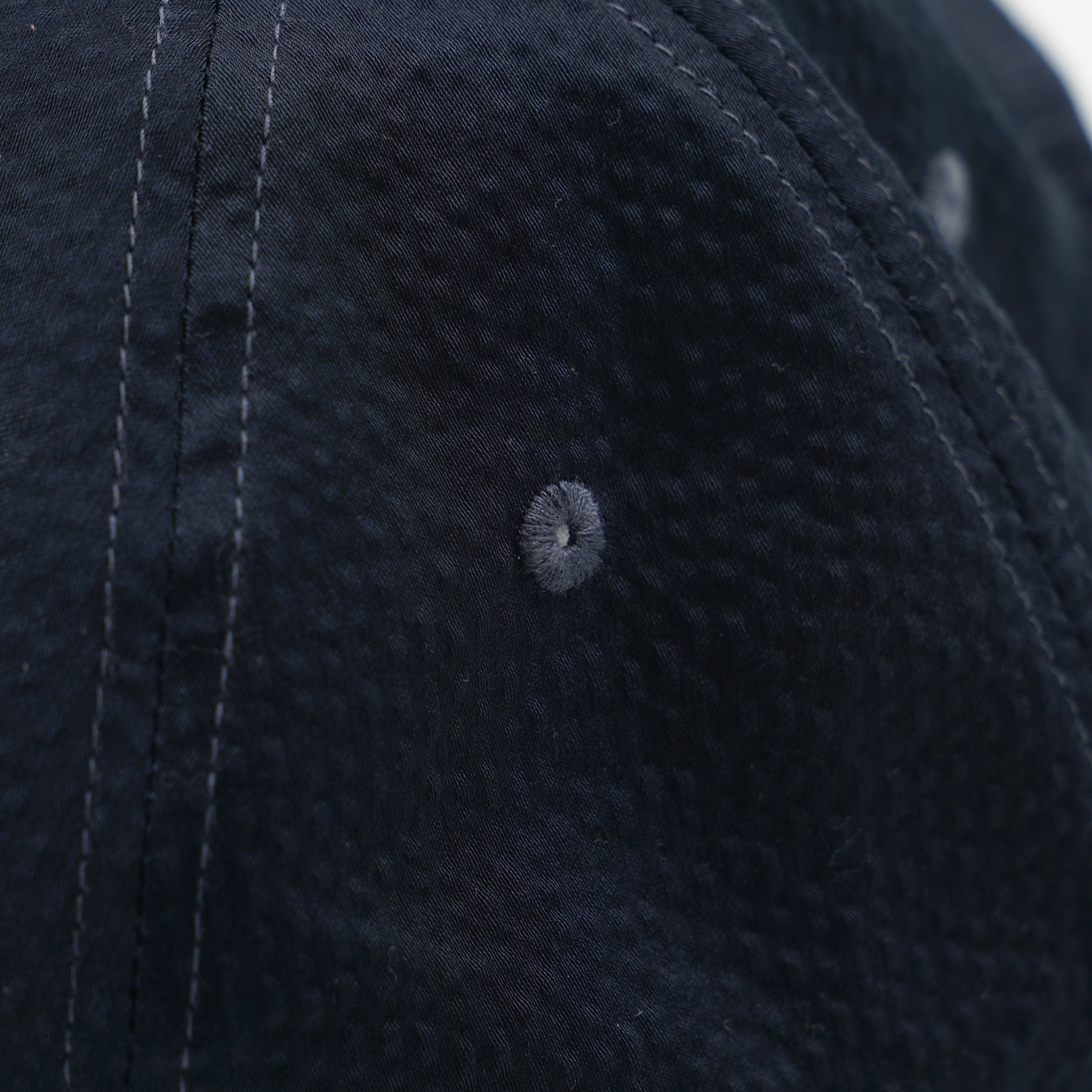 SEERSUCKER FEATHER CAP - NAVY - THE GREAT DIVIDE – Frizmworks