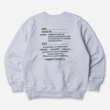 Load image into Gallery viewer, SERVICE LABEL SWEATSHIRT - WHITE MELANGE
