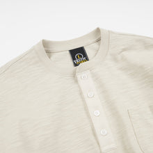 Load image into Gallery viewer, SLUB HENLEY L/S T-SHIRT - KHAKI BEIGE
