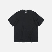 Load image into Gallery viewer, SLUB POCKET HALF T-SHIRT - BLACK
