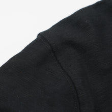 Load image into Gallery viewer, SLUB POCKET HALF T-SHIRT - BLACK
