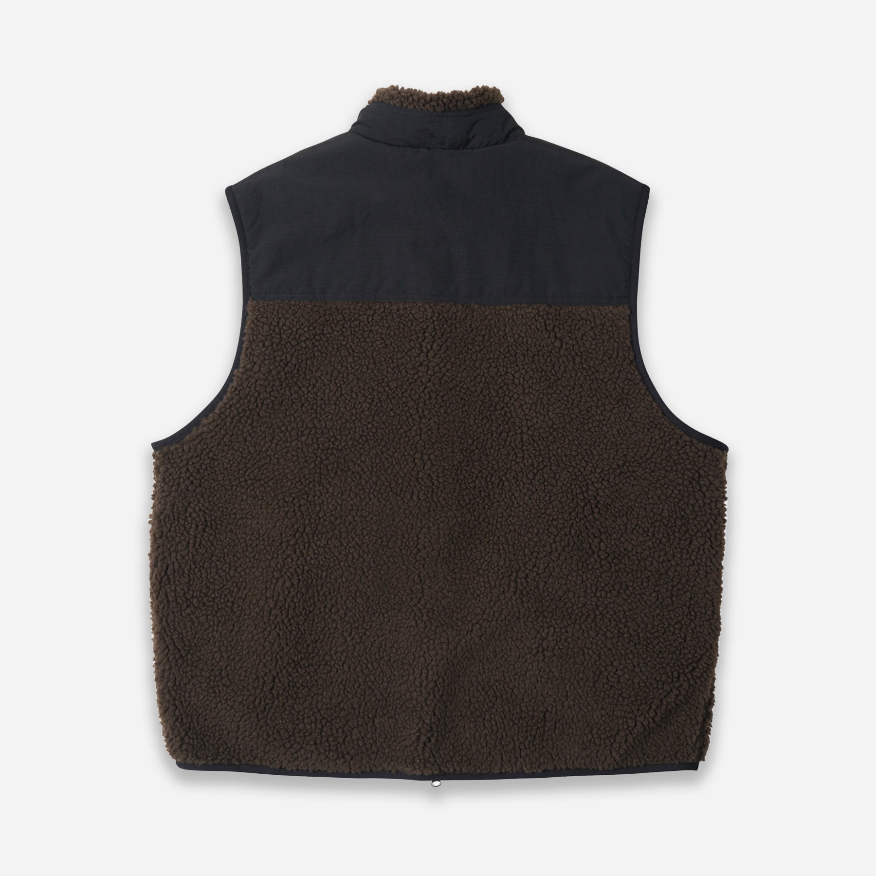THEREDTHREAD S flip fur vest ブラウン