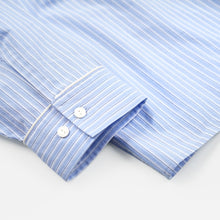 Load image into Gallery viewer, PAJAMA STRIPE SHIRT - BLUE
