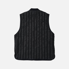 Load image into Gallery viewer, STRIPE QUILT MIL LINER VEST - BLACK
