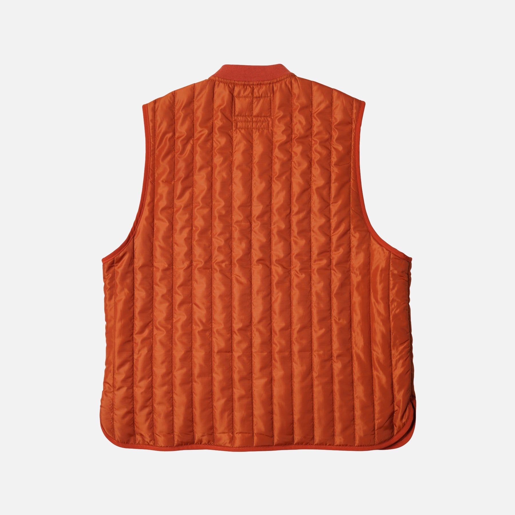STRIPE QUILT MIL LINER VEST - ORANGE - THE GREAT DIVIDE – Frizmworks