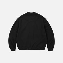 Load image into Gallery viewer, SWEAT VARSITY JACKET - BLACK
