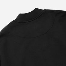 Load image into Gallery viewer, SWEAT VARSITY JACKET - BLACK

