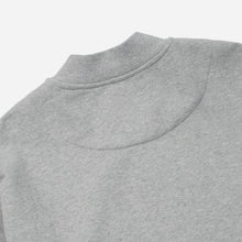 Load image into Gallery viewer, SWEAT VARSITY JACKET - GRAY
