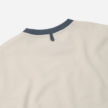 Load image into Gallery viewer, TERRY RINGER HALF T-SHIRT - CREAM
