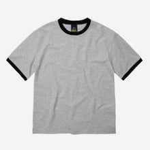 Load image into Gallery viewer, TERRY RINGER HALF T-SHIRT - GRAY
