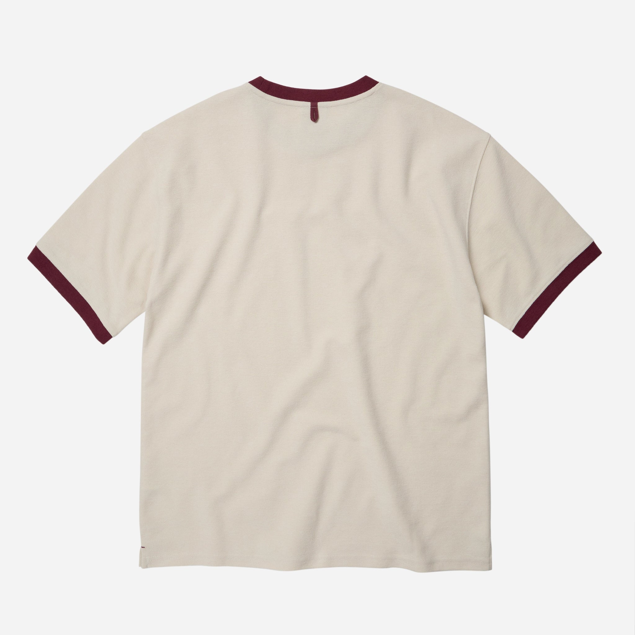 TERRY RINGER HALF T-SHIRT - WHITE - THE GREAT DIVIDE – Frizmworks