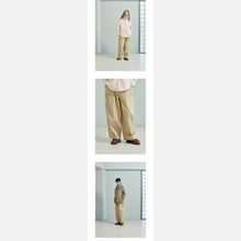 Load image into Gallery viewer, TWILL BALLOON PANTS - BEIGE
