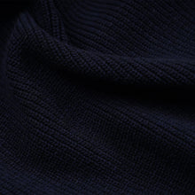 Load image into Gallery viewer, ULTRA HEAVYWEIGHT COLLAR CARDIGAN - NAVY
