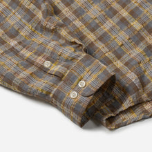 Load image into Gallery viewer, UNEVEN CHECKED SHIRT - YELLOW
