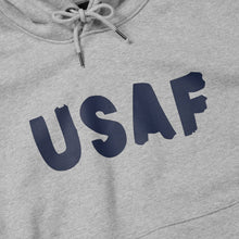 Load image into Gallery viewer, US ARMED FORCES POP OVER HOODIE - GREY
