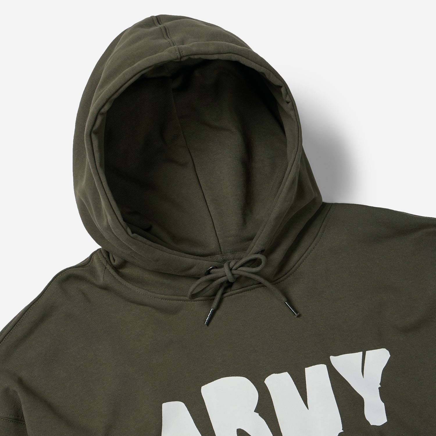 US ARMED FORCES POP OVER HOODIE - OLIVE - THE GREAT DIVIDE