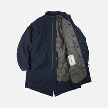 Load image into Gallery viewer, VINCENT M1965 FISHTAIL 2 IN 1 PARKA JACKET - NAVY
