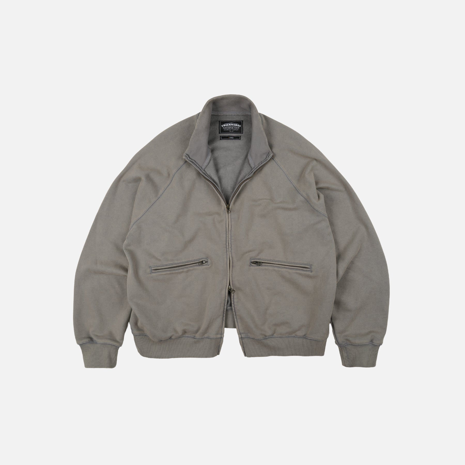VINTAGE DYEING FZ SWEAT - VINTAGE GREY - THE GREAT DIVIDE – Frizmworks