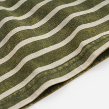 Load image into Gallery viewer, VINTAGE FADED STRIPE HALF T-SHIRT - DARK GREEN
