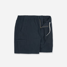 Load image into Gallery viewer, WASHED OFFICER CHINO SHORT - BLACK
