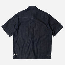 Load image into Gallery viewer, WESTERN DENIM HALF SHIRT - INDIGO
