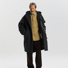 Load image into Gallery viewer, Wool Vincent Fishtail Parka - Charcoal
