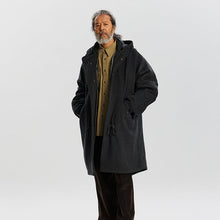 Load image into Gallery viewer, Wool Vincent Fishtail Parka - Charcoal
