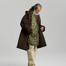 Load image into Gallery viewer, Wool Vincent Fishtail Parka - Brown

