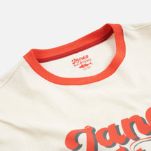 Load image into Gallery viewer, ZANE'S BAIT &amp; TACKLE RINGER T-SHIRT - IVORY
