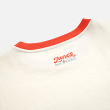Load image into Gallery viewer, ZANE'S BAIT &amp; TACKLE RINGER T-SHIRT - IVORY
