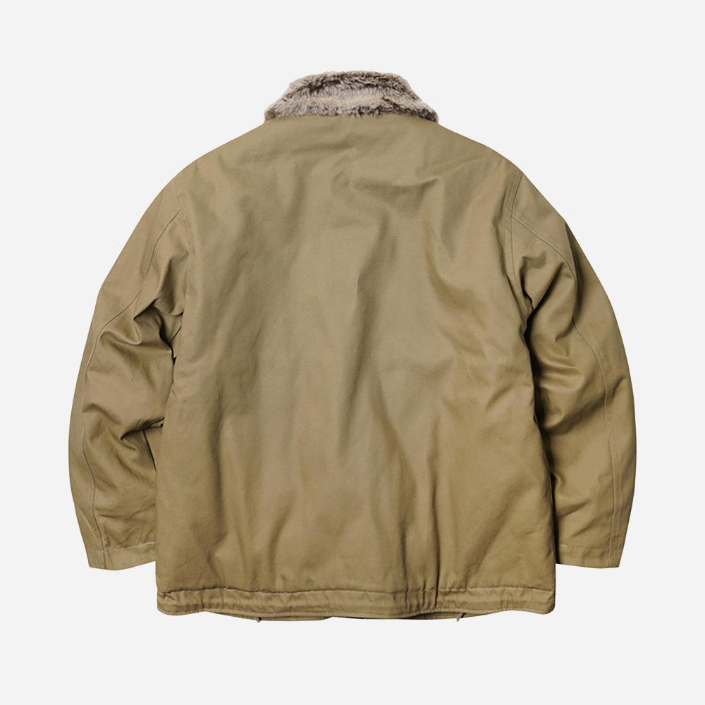 EDGAR N-1 DECK JACKET - BEIGE - THE GREAT DIVIDE – Frizmworks