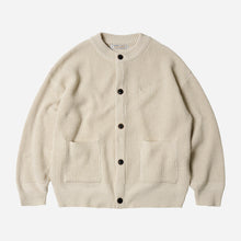 Load image into Gallery viewer, HEAVY WOOL ROUND CARDIGAN - DARY GREY - THE GREAT DIVIDE
