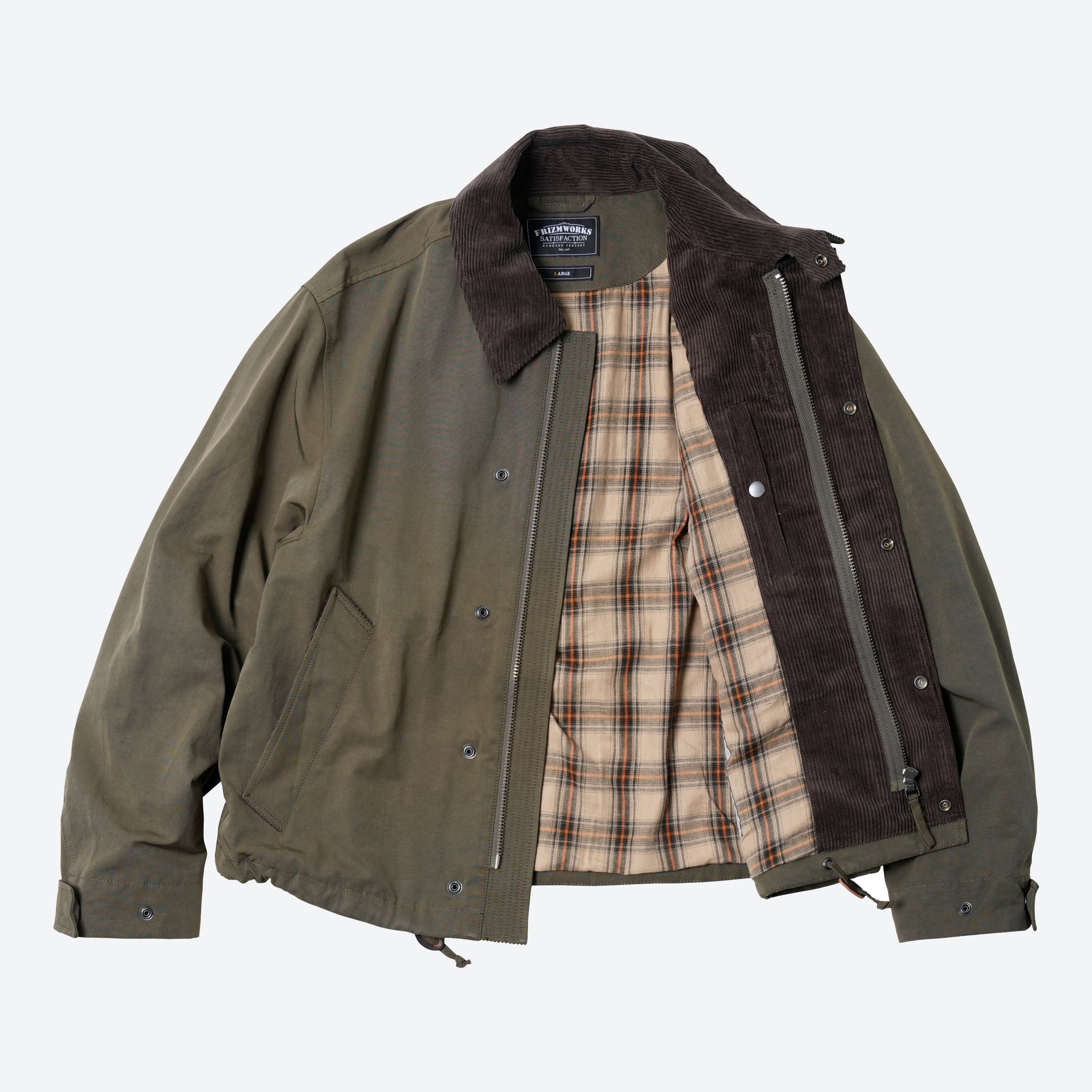 FRIZMWORKS HERITAGE HUNTING JACKET 002 - OLIVE – Frizmworks