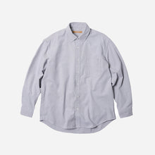 Load image into Gallery viewer, OG STRIPED OXFORD OVERSIZED SHIRT - PURPLE - THE GREAT DIVIDE
