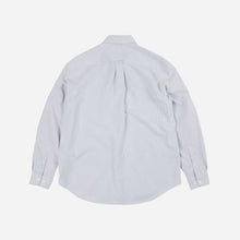 Load image into Gallery viewer, OG STRIPED OXFORD OVERSIZED SHIRT - GREY
