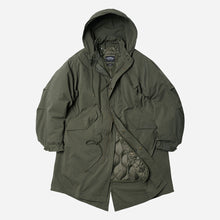 Load image into Gallery viewer, VINCENT M65 FISHTAIL COTTON 2 IN 1 PARKA AND LINER JACKET - OLIVE- TH…
